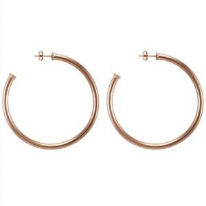 NEW SHEILA FAJL women's large everyone's favorite hoops in rose gold
